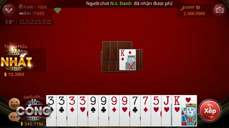 Bật mí mẹo xếp bài độc quyền chỉ có tại 188BET