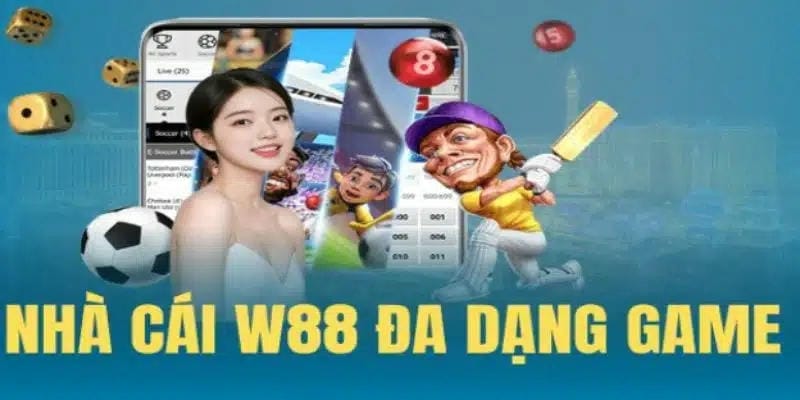 Hệ sinh thái trò chơi cực đỉnh tại W88