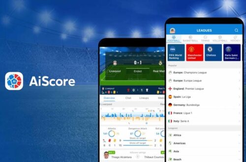 Giao diện một ứng dụng livescore uy tín, cung cấp đầy đủ thông tin trận đấu