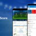 Giao diện một ứng dụng livescore uy tín, cung cấp đầy đủ thông tin trận đấu