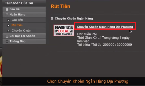  Hạn mức nạp tiền 188BET bằng QR Pay cực linh hoạt