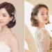 Băng đô và vòng nguyệt quế là phụ kiện lý tưởng để tôn lên vẻ đẹp cổ điển và lãng mạn của cô dâu tóc ngắn.