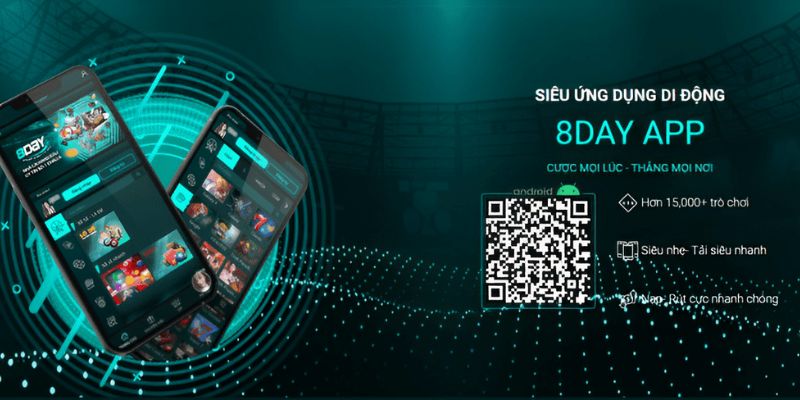 Trải nghiệm live casino sắc nét cùng nhà cái 8day trên app