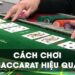 Chiến thuật cược hiệu quả từ cao thủ