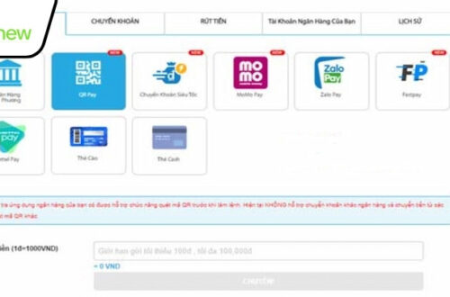 Hướng dẫn nạp tiền 888new cho từng phương thức