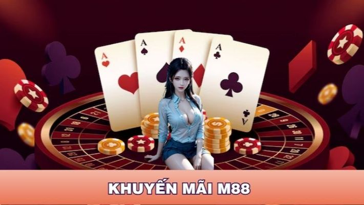 Giao diện khuyến mãi hấp dẫn tại nhà cái M88