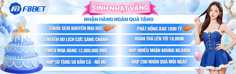 Giao diện sảnh game bắn cá hấp dẫn tại nhà cái F8bet