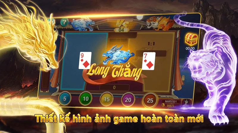 Giao diện game nổ hũ rồng tại nhà cái Go88