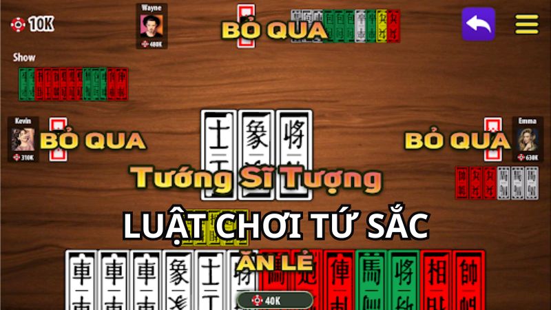 Luật chơi tứ sắc cho người mới