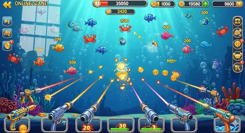 Kỹ thuật xả đạn bắn cá hải tặc diệt boss 