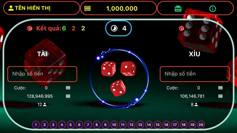 Bí quyết chọn Tài hay Xỉu hiệu quả khi chơi