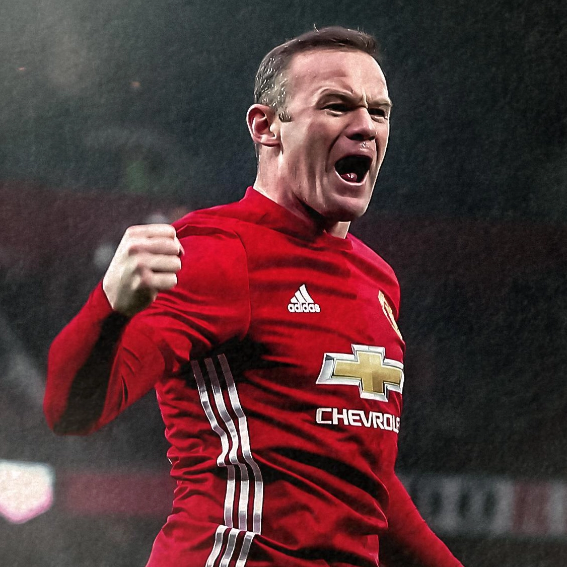 Bức ảnh chân dung hồ sơ tiểu sử của huyền thoại Wayne Rooney
